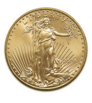 1/10 Oz American Gold Eagle $5 2008