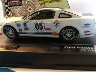 Carrera Evolution Shelby Ford Mustang Ford Racing Slot Car.  Pre Owned