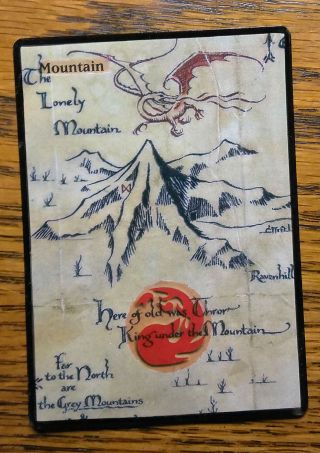 Magic The Gathering Mtg Altered Art Lord Of The Rings Hobbit The Lonely Mountain