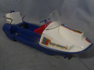 Vintage Louis Marx Sno - Hawk Battery Operated Snowmobile Sled Toy Model,