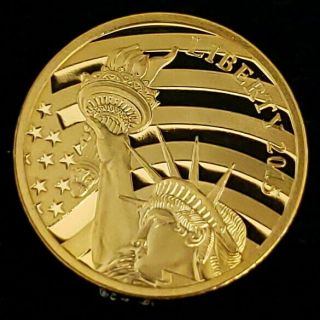 2015 Cook Islands $5 Liberty 1/10th Ounce.  24 Pure Gold Collector Coin 4cil1521