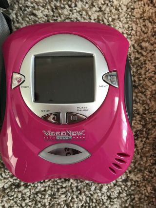 Hasbro Video Now Color Portable Player (pink) Comes With 3 Discs