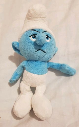 The Smurfs Grumpy Smurf Soft Toy: Small (22cm)