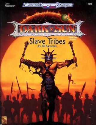 Dsr1 Slave Tribes Exc,  2404 Dark Sun Dungeons Dragons Tsr D&d Ad&d Game Module