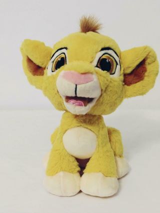 Disney Parks The Lion Kings Plush Baby Simba 9 " Stuffed Animal Soft Cub
