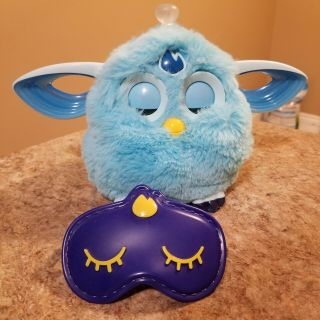 2016 Hasbro Teal Blue Furby Connect Interactive Toy Bluetooth Phone,  Sleep Mask 2