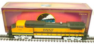 Mth 20 - 2172 - 1 Bnsf Dash - 9 Diesel Locomotive 966 W/ps1 Ln/box
