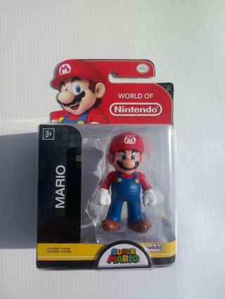 World Of Nintendo 2.  5 ",  Mario (standing),  Series 3 - 1,  Jakks Pacific,  Mario