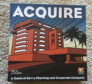 Acquire - A Game Of Savvy Planning - Avalon Hill/wizards Of The Coast - 2008