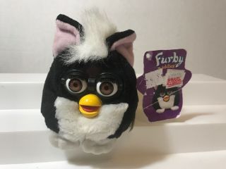 1999 Furby Buddies " No Hungry” Plush Bean Bag Toy Tiger Electronics Animal