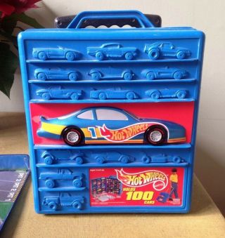 Hot Wheels 100 Car Carry Case/style 20375/used
