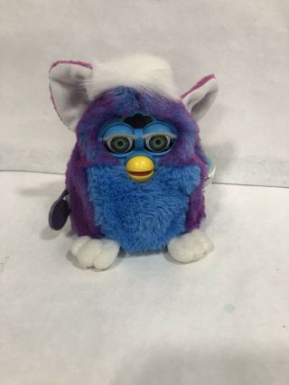 1999 Tiger Electronics Furby Babies Purple And Blue W/tag 70 - 940 Needs Fixed