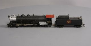 Ho Brass Cb&q 4 - 8 - 2 Steam Locomotive & Tender 7013 - Painted