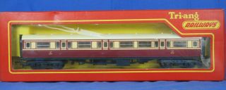 Tri - Ang Hornby R427 Caledonian Composite Maroon/white [un - Numbered]