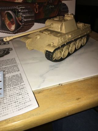 1/35 Tamiya Panther G Late Version Built Ready Too Paint Profesionly Buit