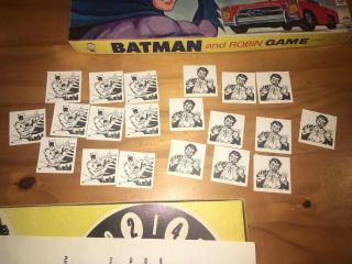 Vintage 1965 Habro Batman And Robin Capture Joker Board Game Complete 3