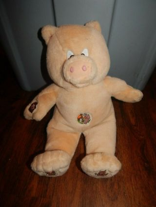 Plush 16 " Talking Pig " This Little Piggy Went To Market " By Animal Magic 1998