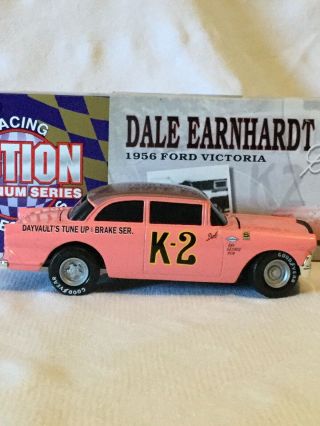 Dale Earnhardt K - 2 1956 Ford Victoria 1998 Action Bank 1:24 Nascar Die - Cast