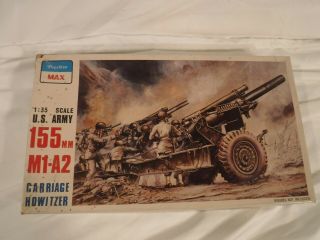 1/35 Peerless Us Army Wwii 155mm M1a2 Howitzer W/ Metal Barrel 3502 Complete