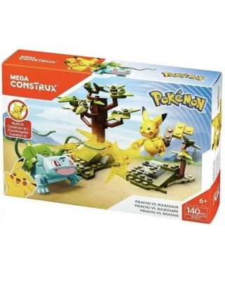 Mega Construx Pokemon Pikachu Vs.  Bulbasaur - Building Toys (mega Bloks)