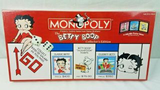 The Betty Boop Monopoly Game Collector 