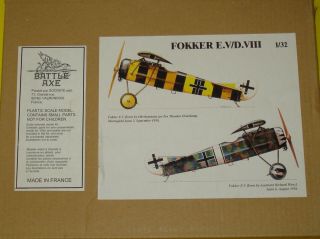 1/32 Battle Axe Fokker E.  V/d.  111