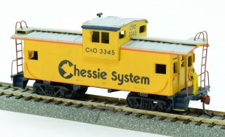 Ho Scale Athearn Chessie System,  C&o Wide Vision Caboose 3345