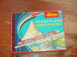 Vintage Schuco Disneyland Alweg - Monorail 6333s Extra Track