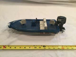 1989 Nylint Bass Runner Toy Boat W/xt300 Nylint Motor Battery Operated