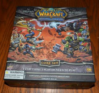 World Of Warcraft Wow Miniatures Core Set Deluxe Edition Complete Boxed,