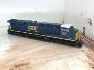 Mth Ho Scale Es44ac Csx 3018 With Dcc And Protosound 3