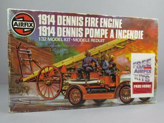 Airfix 1/32 Scale Model Kit - 1914 Dennis Fire Engine - Series 6 No.  06442 - 8