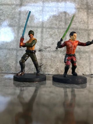 Ezra Bridger Kanan Jarrus Hand Painted Star Wars Imperial Assault Ally Pack