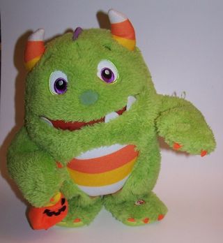 Hallmark Roary The Candy Monster Singing Animated 10 " Plush Sings I Want Candy