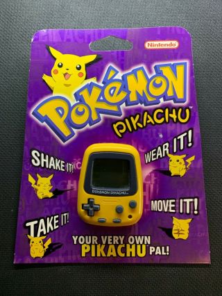 Pokémon Pikachu Virtual Pet With Card Instructions Tomagotchi Nintendo