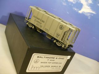Brass O Hallmark Baltimore & Ohio Wagon - Top Covered Hopper C/p