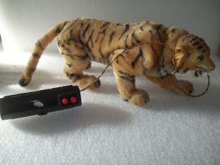 Vintage Battery Operated Remote Control Tiger