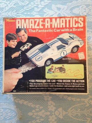 Vintage Hasbro Amaze A Matics Ford Gt Car With A Brain Estate Find