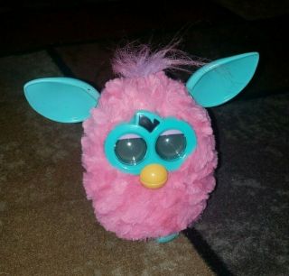 Tiger Electronics Furby Boom Cotton Candy 2012 Blue Pink A3120/a0002