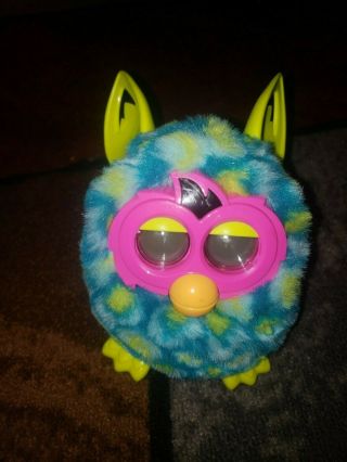 Tiger Electronics Furby 2012 Boom Peacock Blue Green Pink A4333/a4343