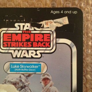 Star Wars Vintage Kenner Luke Skywalker Hoth ESB - 47 Card Back Cardback 1982 3