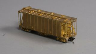 Overland OMI - 1322 HO Scale BRASS Airslide Covered Hopper [Undec] EX/Box 3