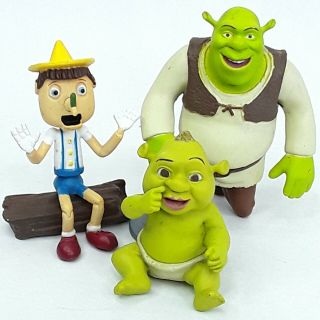 Shrek Figure Toy Doll Figurine Baby Ogre Pinocchio Bulk