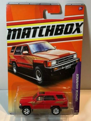 Matchbox Mb74 1985 Toyota 4runner Red On Blistercard