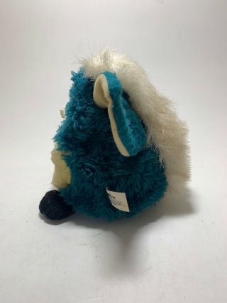Furby 1999 model 70 - 800,  Rare Turquoise Teal Blue White Hair Brown Eyes 2