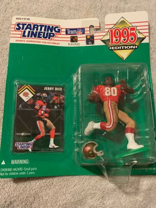 Starting Lineup Slu 1995 Edition Jerry Rice San Francisco 49ers Sports Figure