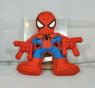 2011 Electronic Web Talking Spiderman Plush 11” Doll Playskool Heroes Marvel Toy