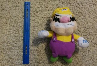 Nintendo Mario Bros Stuffy Plushie Plush Doll Toy Stuffed Wario 9 "