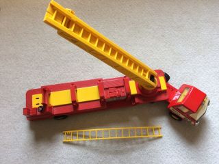 Vintage Tonka Toys 23 Honeywell Hook & Ladder Red Fire Truck Pressed Steel