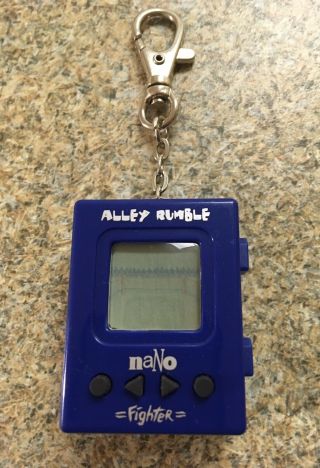 Nano Fighter Alley Rumble Vintage Virtual Pet Blue